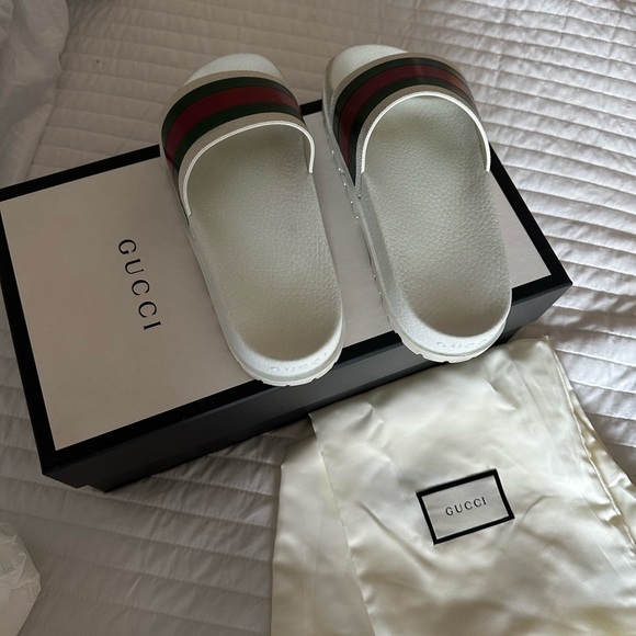 GUCCI web slide sandal - Picture 5 of 5